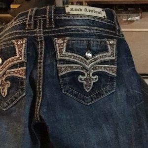Barely worn Rock Revival jeans